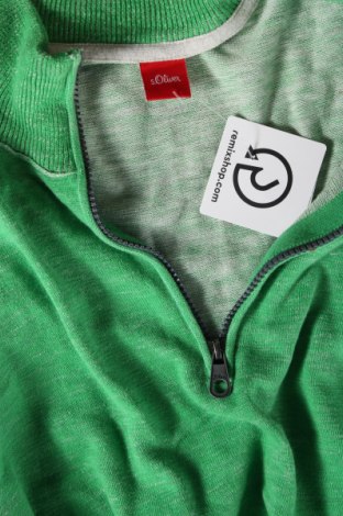 Мъжки пуловер S.Oliver, Размер XXL, Цвят Зелен, Цена 10,54 лв.