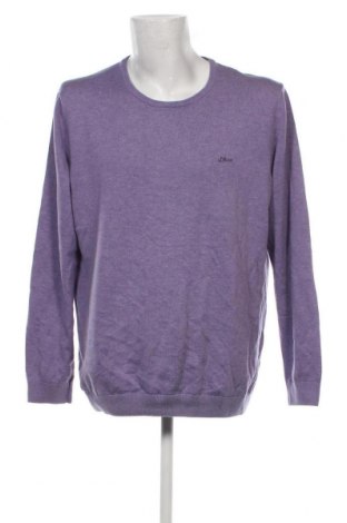 Мъжки пуловер S.Oliver, Размер XXL, Цвят Лилав, Цена 12,58 лв.