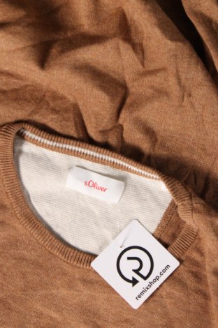 Ανδρικό πουλόβερ S.Oliver, Μέγεθος L, Χρώμα  Μπέζ, Τιμή 21,03 €