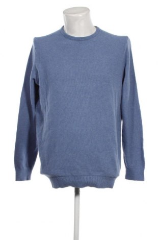 Ανδρικό πουλόβερ S.Oliver, Μέγεθος L, Χρώμα Μπλέ, Τιμή 10,30 €