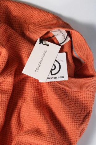 Ανδρικό πουλόβερ Sondag & Sons, Μέγεθος L, Χρώμα Πορτοκαλί, Τιμή 23,71 €