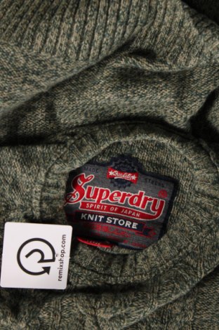 Pánsky sveter  Superdry, Veľkosť L, Farba Zelená, Cena  10,66 €