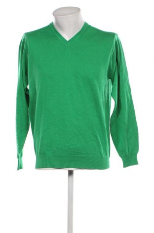 Мъжки пуловер Tom Rusborg, Размер L, Цвят Зелен, Цена 52,70 лв.