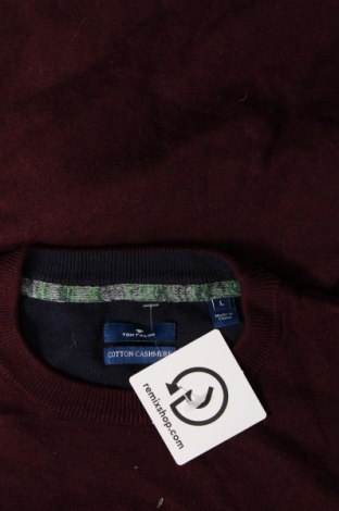 Мъжки пуловер Tom Tailor, Размер M, Цвят Червен, Цена 18,36 лв.