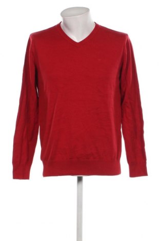 Мъжки пуловер Tom Tailor, Размер M, Цвят Червен, Цена 20,40 лв.