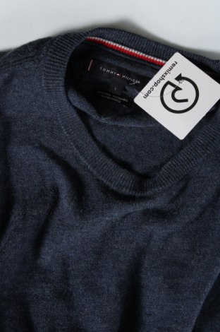 Ανδρικό πουλόβερ Tommy Hilfiger, Μέγεθος L, Χρώμα Μπλέ, Τιμή 59,38 €