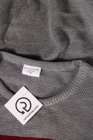 Мъжки пуловер U.S. Polo Assn., Размер M, Цвят Сив, Цена 24,80 лв.