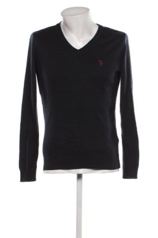 Мъжки пуловер U.S. Polo Assn., Размер M, Цвят Син, Цена 48,36 лв.