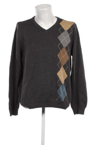 Мъжки пуловер Van Heusen, Размер L, Цвят Сив, Цена 18,85 лв.