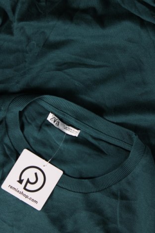 Мъжки пуловер Zara, Размер M, Цвят Зелен, Цена 17,28 лв.