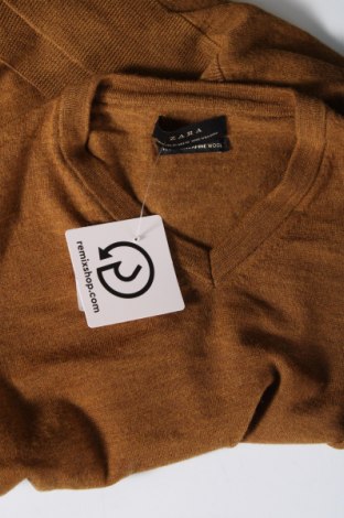 Мъжки пуловер Zara, Размер M, Цвят Кафяв, Цена 32,00 лв.
