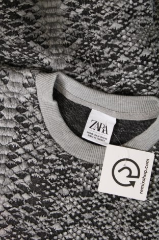 Мъжки пуловер Zara, Размер M, Цвят Сив, Цена 12,80 лв.