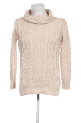 Мъжки пуловер Zara, Размер L, Цвят Бежов, Цена 6,08 лв.