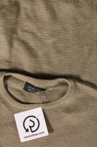 Pulover de bărbați Zara Man, Mărime S, Culoare Verde, Preț 23,16 Lei