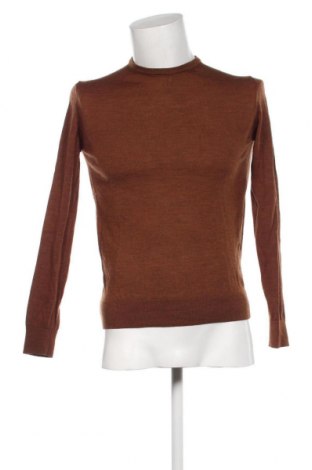 Мъжки пуловер Zara Man, Размер S, Цвят Кафяв, Цена 8,00 лв.