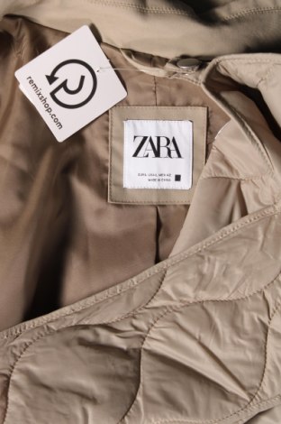 Мъжки шлифер Zara, Размер L, Цвят Бежов, Цена 19,72 лв.
