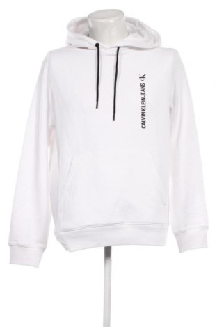 Herren Sweatshirt Calvin Klein Jeans, Größe L, Farbe Weiß, Preis 72,16 €