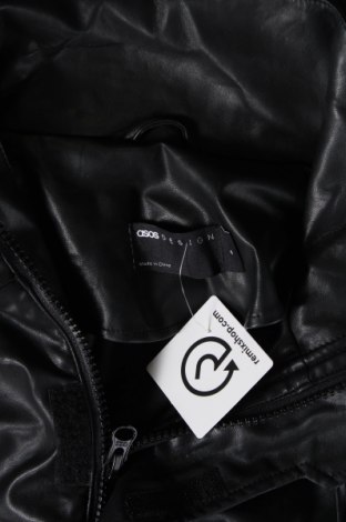 Pánská kožená bunda  ASOS, Velikost M, Barva Černá, Cena  717,00 Kč