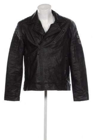 Ανδρικό δερμάτινο μπουφάν Cordon, Μέγεθος XL, Χρώμα Μαύρο, Τιμή 23,66 €