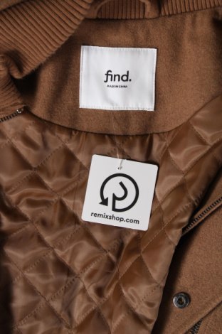 Ανδρικά παλτό Find., Μέγεθος M, Χρώμα Καφέ, Τιμή 27,48 €