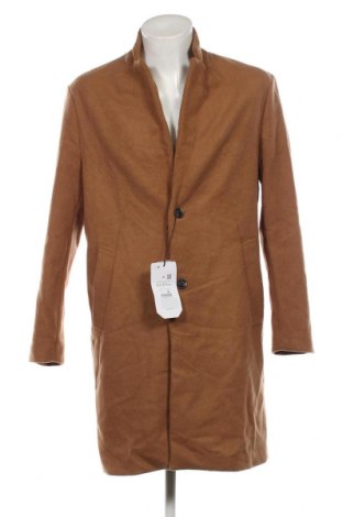 Мъжко палто Pull&Bear, Размер XL, Цвят Кафяв, Цена 64,20 лв.