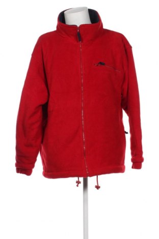 Ανδρικό μπουφάν fleece, Μέγεθος XXL, Χρώμα Κόκκινο, Τιμή 11,69 €