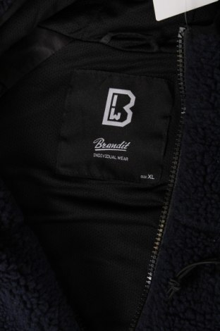 Мъжко поларено яке Brandit, Размер XL, Цвят Син, Цена 48,36 лв.