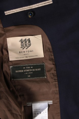 Pánské sako  Bertoni, Velikost S, Barva Modrá, Cena  958,00 Kč