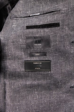 Herren Sakko H&M, Größe L, Farbe Grau, Preis 22,46 €