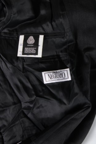Pánske sako  Paolo Negrato, Veľkosť L, Farba Čierna, Cena  9,60 €