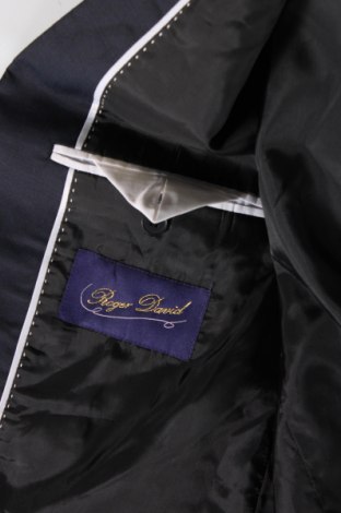 Ανδρικό σακάκι Roger David, Μέγεθος L, Χρώμα Μπλέ, Τιμή 12,58 €