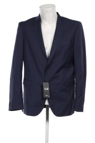 Ανδρικό σακάκι S.Oliver, Μέγεθος XL, Χρώμα Μπλέ, Τιμή 38,84 €