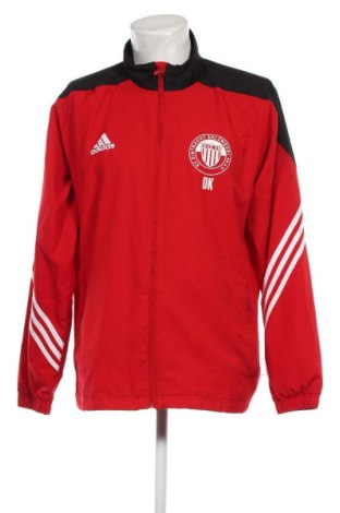 Ανδρική αθλητική ζακέτα Adidas, Μέγεθος XL, Χρώμα Κόκκινο, Τιμή 29,69 €