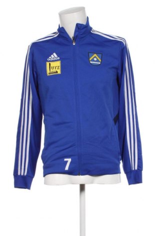 Ανδρική αθλητική ζακέτα Adidas, Μέγεθος S, Χρώμα Μπλέ, Τιμή 29,69 €