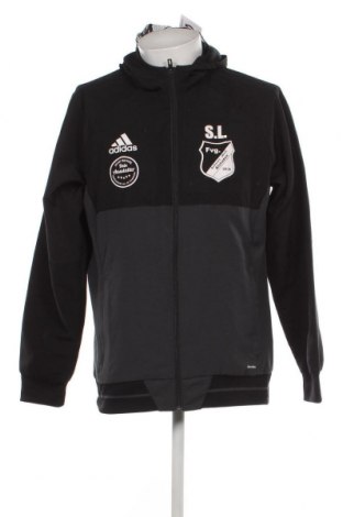 Herren Sportoberteil Adidas, Größe L, Farbe Grau, Preis 32,50 €