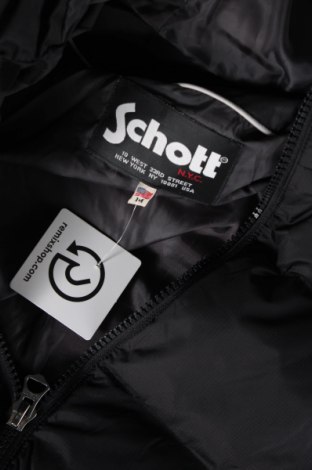 Мъжко яке Schott, Размер M, Цвят Черен, Цена 133,35 лв.