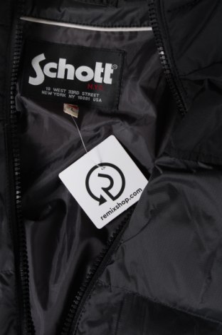 Ανδρικό μπουφάν Schott, Μέγεθος L, Χρώμα Μαύρο, Τιμή 58,92 €