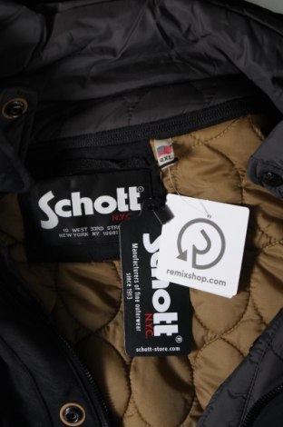 Мъжко яке Schott, Размер 4XL, Цвят Черен, Цена 243,84 лв.