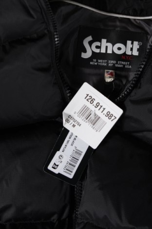 Мъжко яке Schott, Размер S, Цвят Черен, Цена 129,54 лв.