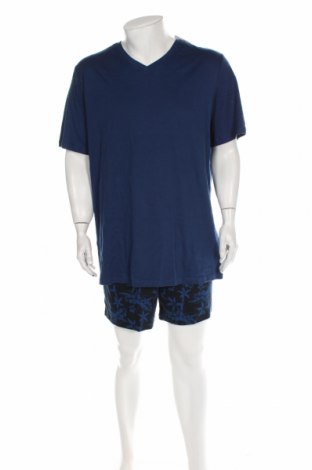 Πιτζάμες Schiesser, Μέγεθος 3XL, Χρώμα Μπλέ, Τιμή 30,41 €