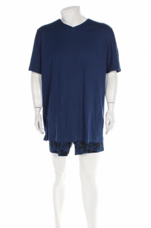 Pyjama Schiesser, Größe 4XL, Farbe Blau, Preis 27,98 €
