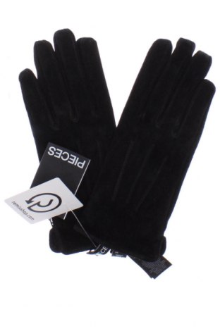 Γάντια Pieces, Χρώμα Μαύρο, Τιμή 7,11 €