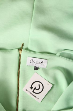 Sukienka Closet London, Rozmiar M, Kolor Zielony, Cena 158,96 zł