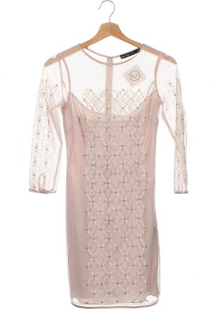 Kleid Karen Millen, Größe XS, Farbe Beige, Preis 73,60 €