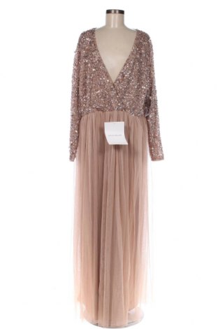 Kleid Maya Deluxe, Größe 4XL, Farbe Beige, Preis 61,34 €