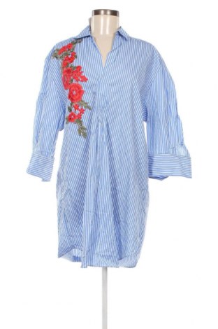 Kleid Zara, Größe L, Farbe Blau, Preis 13,81 €