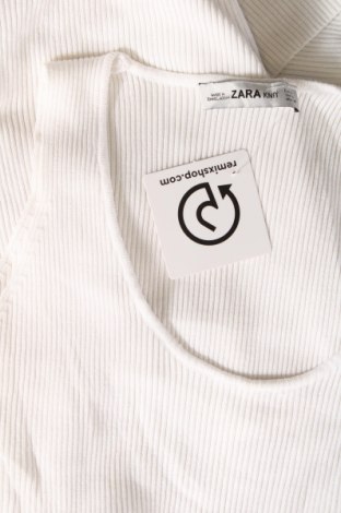 Sukienka Zara Knitwear, Rozmiar S, Kolor Biały, Cena 153,53 zł