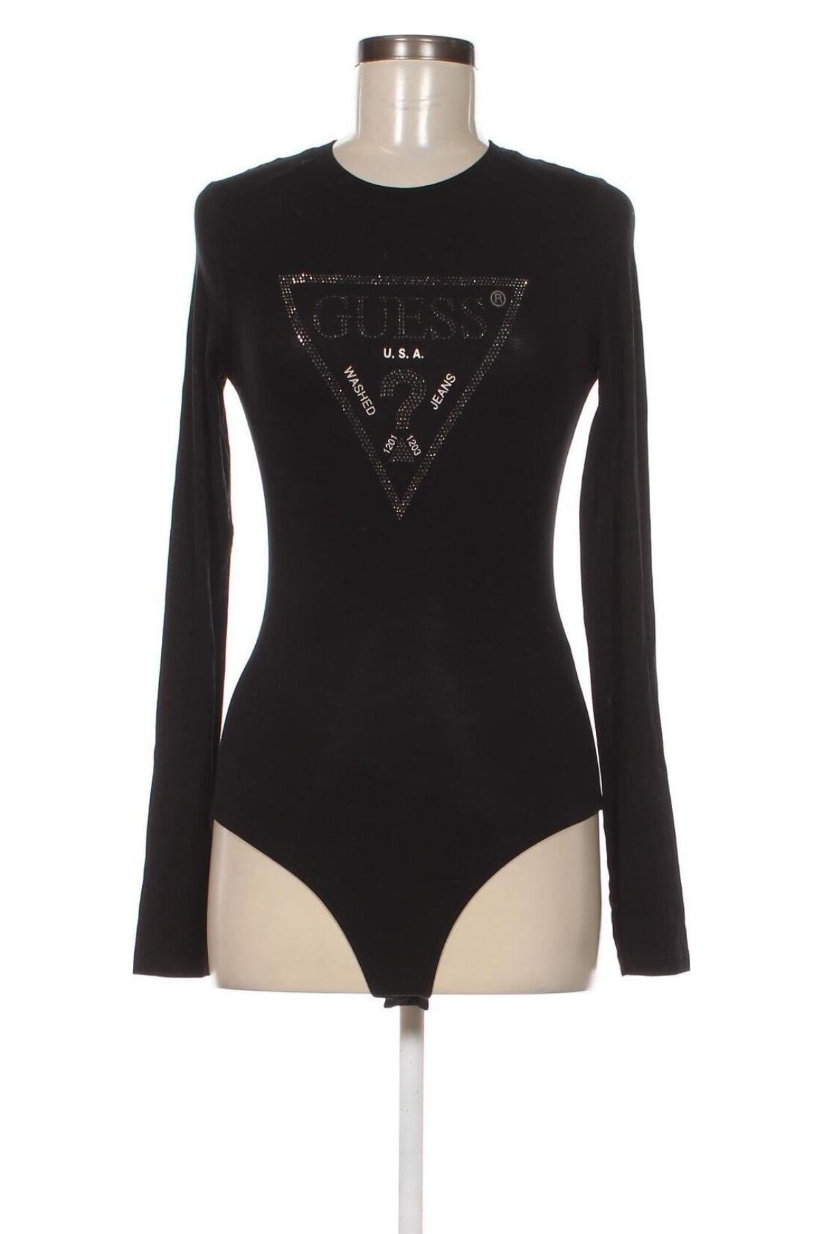 Γυναικεία μπλούζα-Κορμάκι Guess, Μέγεθος S, Χρώμα Μαύρο, Τιμή 55,67 €