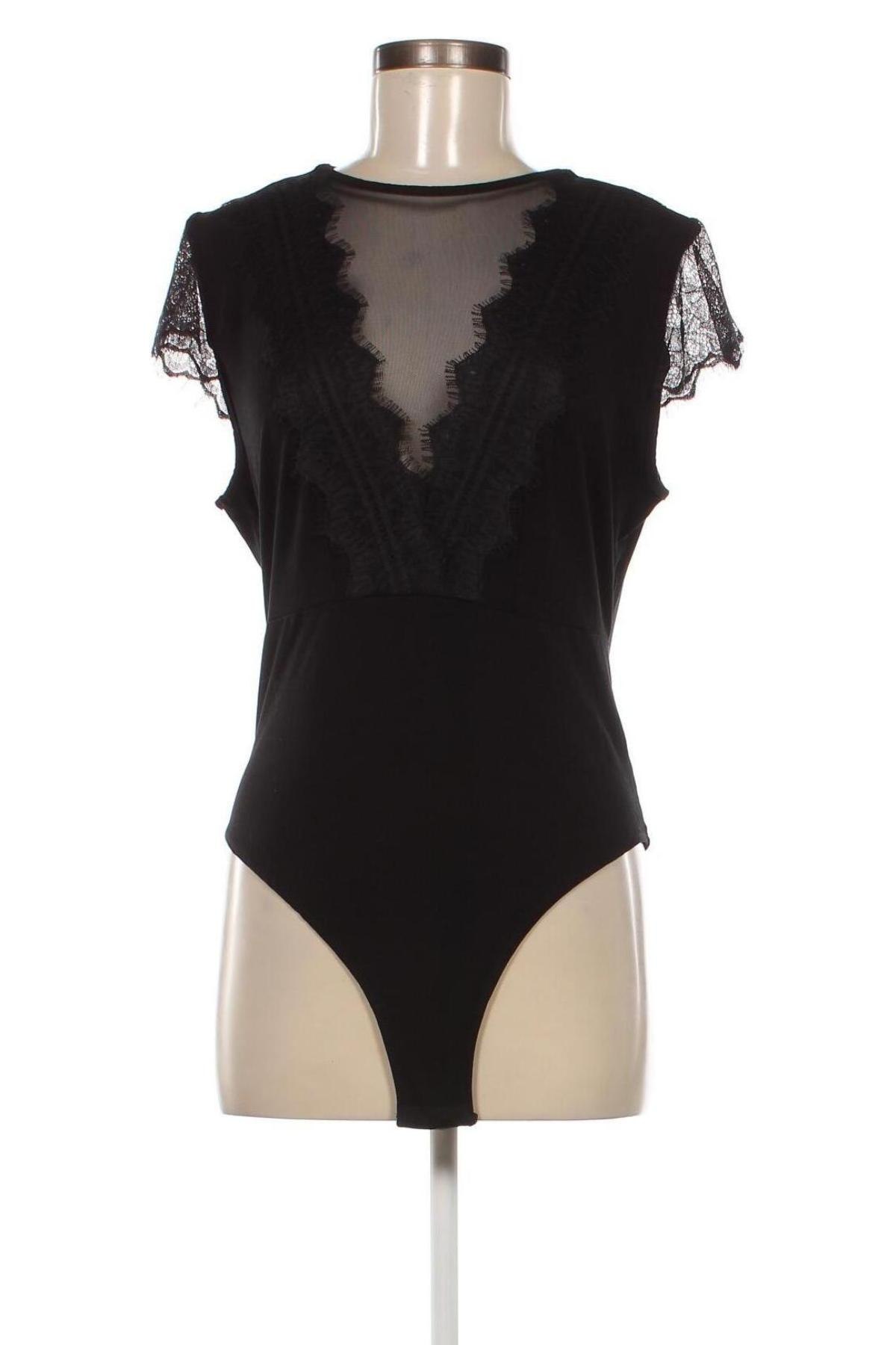 Дамска блуза - боди Guido Maria Kretschmer for About You, Размер XL, Цвят Черен, Цена 30,80 лв.