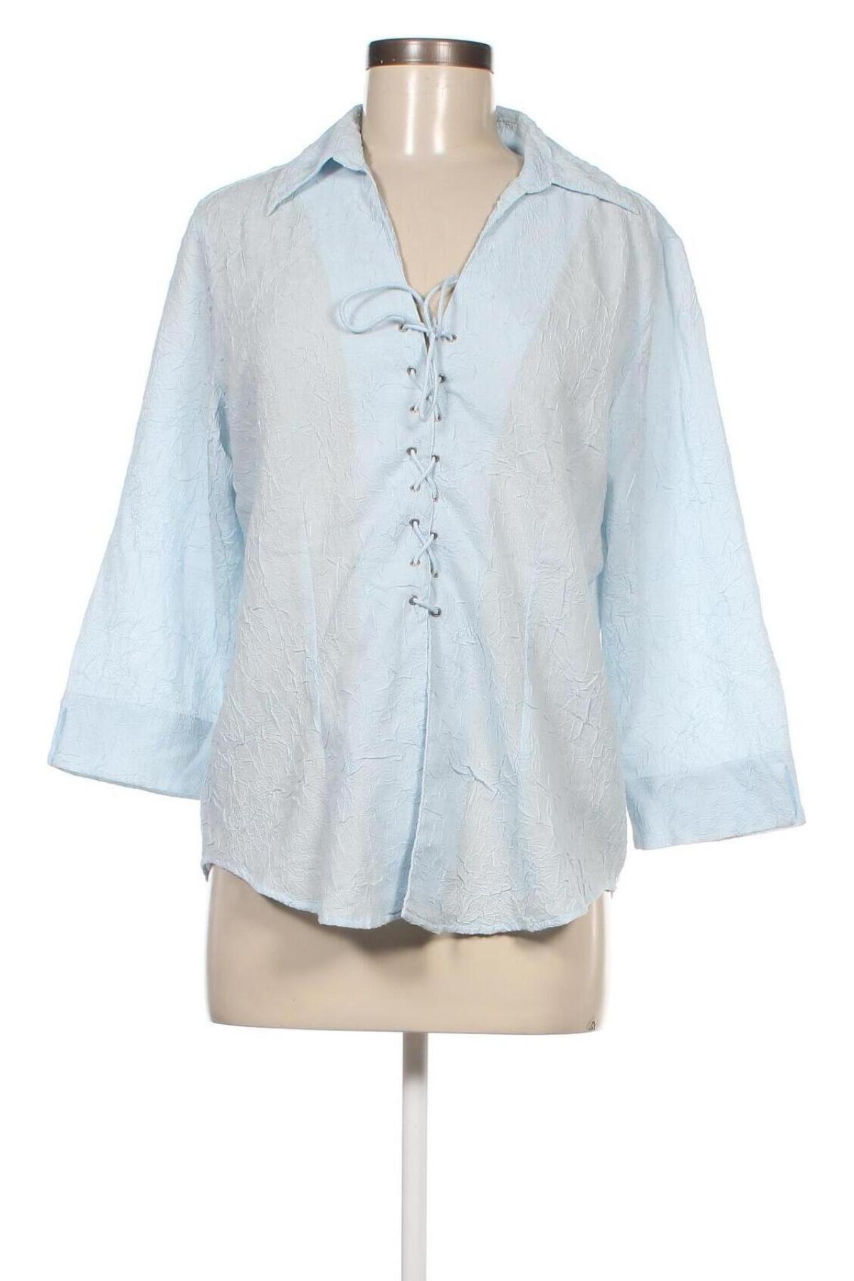 Дамска блуза 4/5/6 Fashion Concept, Размер M, Цвят Син, Цена 19,00 лв.